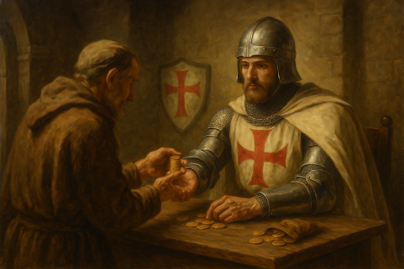 Jak templáři změnili dějiny peněz